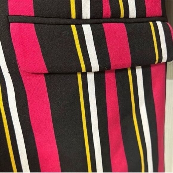 INC International Concept Striped Yellow & Red Blazer(Size Medium) - Picture 8 of 10
